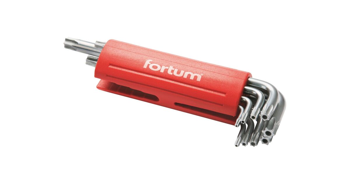 Fortum Sada Torx L Klíče S Otvorem T10 50 4710200 Nářadí Hornig 0110