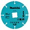 MAKITA E-11776 carbidový kotouč řezný 125*2*22,2mm, TCT, upínání X-Lock