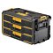 DeWalt DWST08330-1 zásuvkový kufr ToughSystem 2.0, 3 zásuvky, kuličková ložiska ve výsuvech