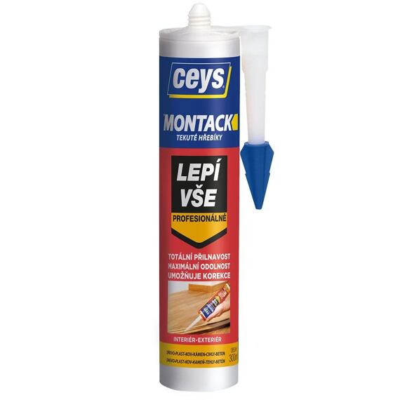 CEYS lepidlo montážní 300ml MONTACK Professional tekuté hřebíky 505436