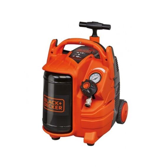 BLACK+DECKER BD 195/5-MY-T kompresor bezolejový 230V, 1100W, tlak 10bar/5l, náhradní obal