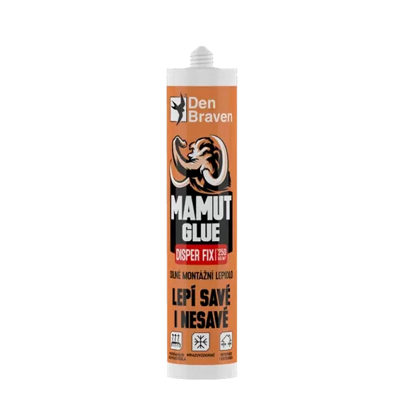 DEN BRAVEN Mamut Glue Disper Fix, lepí savé i nesavé materiály, mrazuvzdorné 280ml, 50408BD