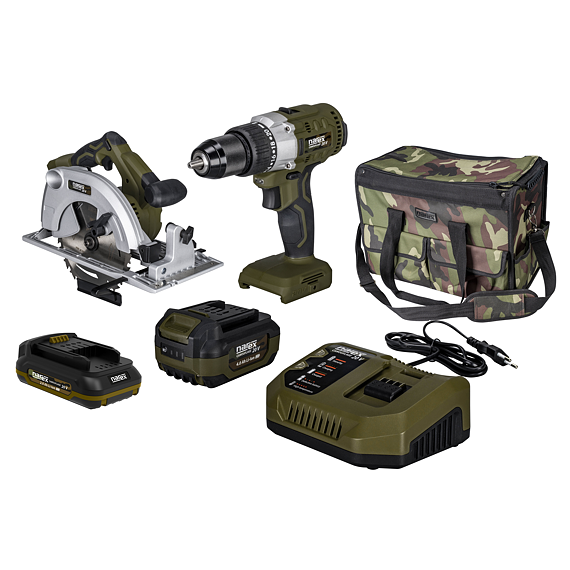 NAREX set strojů COMBO SET Camouflage, CSV13-2 + CPK65, aku 2Ah + aku 4Ah, nabíječka, 65406484