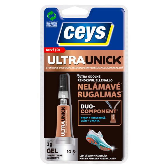 CEYS lepidlo vteřinové gelové 3g ULTRAUNICK 505064