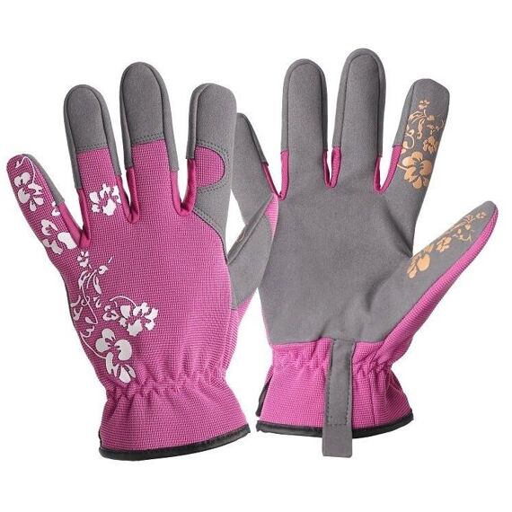 CXS rukavice pracovní PICEA, kombinované, syntetická kůže, dámské vel. 8