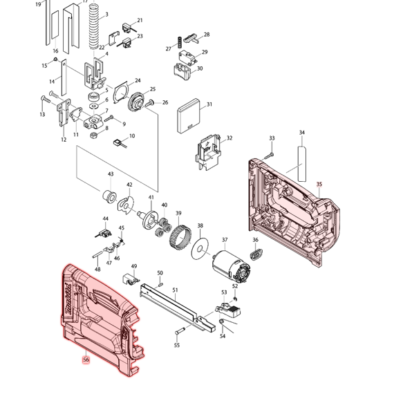 MAKITA 183D97-9 obal stroje DST112