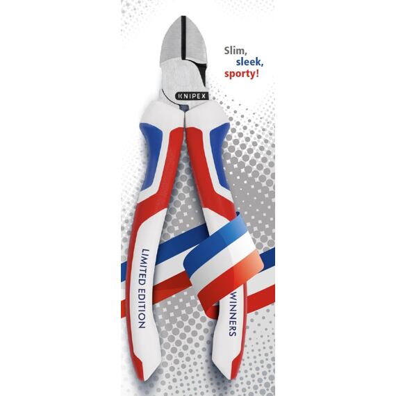 KNIPEX kleště štípací boční 160mm "LIMITED EDITION" OH Paříž, 3-složková rukojeť,  7002160S7