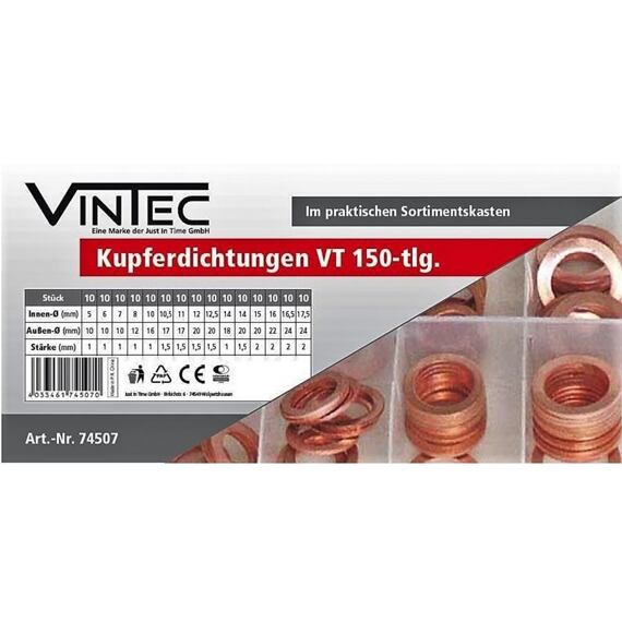 VINTEC sada měděných těsnění 150-dílná, V74507