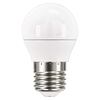 EMOS LED žárovka Classic Mini Globe 5W E27 teplá bílá, 470lm, nahrazuje 40W žárovku ZQ1120