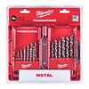 MILWAUKEE 4932352374 sada vrtáků do kovu THUNDERWEB 1-10mm, 19ks